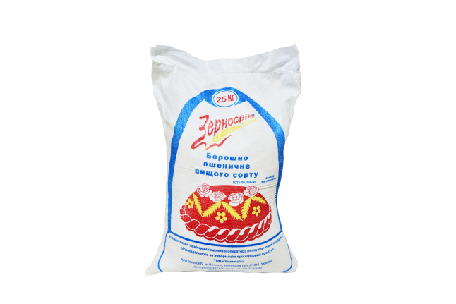Wheat flour of the highest grade TM Zernosvit 25 kg